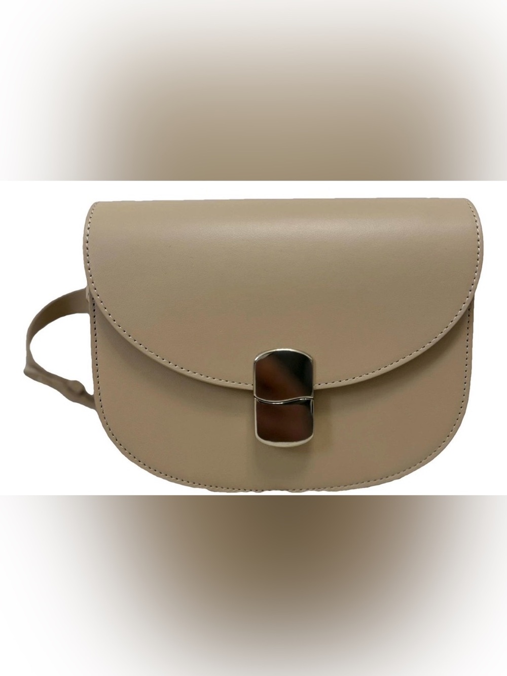 SÉZANE Cream Color Claude leather handbag in Very good condition
